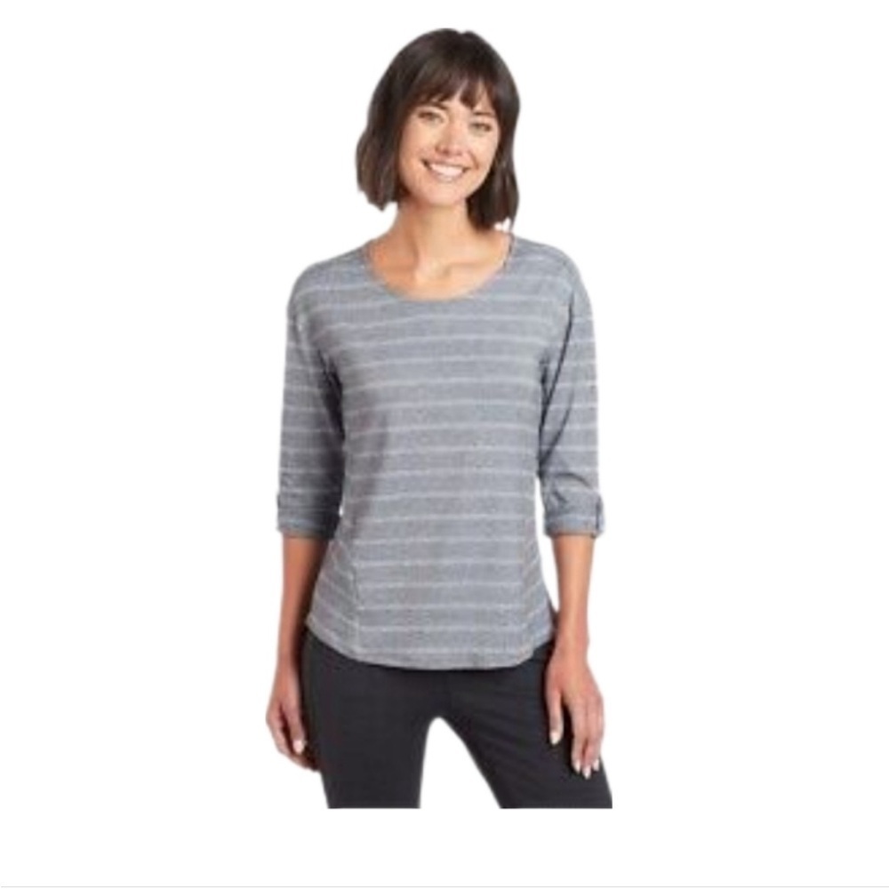 Kuhl Laurel 3/4 Sleeve Striped Shirt